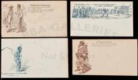 Slave Caricatures on four Civil War Patriotic Envelopes