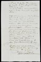 Autograph Letter Signed - 1868 Historic Court Decision Integrating Iowa Public Schools