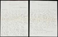 Autograph Letter Signed - 1897 Rumors of Lynching in West Virginia