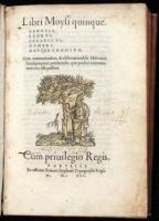 Libri Moysi Quinque: Genesis, Exodus, Leviticus, Numeri, Deuteronium. Cum annotationaibus, & obseruationibus Hebraicis haudquaquam poebutebdusm quae prolixi commentarii vice esse possunt