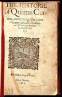 The History of Quintus Curtius, conteining the actes of the great Alexander, translated out of Latin into Englishe by Iohn Brende