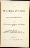 On the Origin of Species by Means of Natural Selection, or the Preservation of the Favoured Races in the Struggle for Life