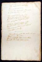 Manuscript Log Book of the Ship Augusta