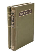 Hawaiki: The Original Home of the Maori; With a Sketch of Polynesian History. - 2 editions, both presentation copies