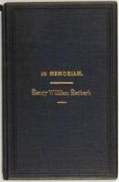 The Newark Herbert Association to "Frank Forester". In Memoriam, May 19, 1876