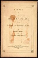 Report of a Visit to Some of the Tribes of Indians, Located West of the Mississippi River