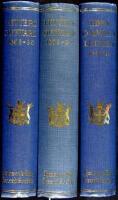 Lot of three volumes