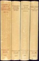 Lot of four volumes.