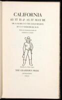 California As It Is & As It May Be; or, A Guide to the Gold Region
