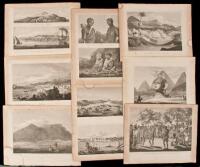 Twenty-two engravings of various people and places