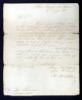 Autographed Letter, signed by Hampton, to a Major John Brownson
