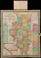 The Tourist's Pocket Map of the State of Illinois Exhibiting its Internal Improvements, Roads, Distances &c.