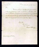 Manuscript Letter, signed by McHenry