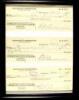 Three checks signed by Burroughs