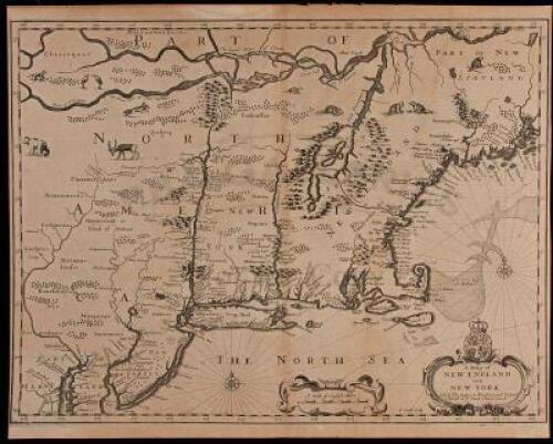 A Map of New England and New York