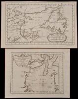 Two 18th century maps of North America by Bellin