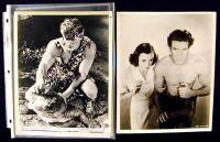 Ten vintage photographic stills from Tarzan movies