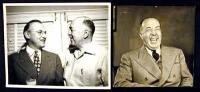 Two original photographs of Edgar Rice Burroughs by his son Hulbert Burroughs