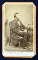 Carte-de-visite portrait of Abraham Lincoln