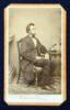 Carte-de-visite portrait of Abraham Lincoln