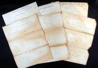 Group of 11 official letters and documents relating to Kentucky in the Civil War
