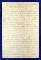 Autographed letter, signed by Steubing, to J.H. Williams