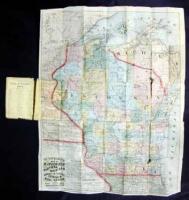 Blanchard's Map of Wisconsin and Northern Michigan, Showing the Counties, Towns & Rail Roads