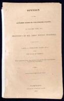 Opinion of the Supreme Court of the United States, at January Term, 1832, Delivered by Mr. Chief Justice Marshall, in the Case of Samuel A. Worcester, Plaintiff in Error, versus the State of Georgia. With a statement of the case, extracted from the Record