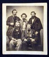 Original albumen photograph of Montana vigilantes