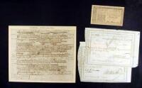 Four items signed by three Signers