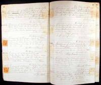 Manuscript Accounts Ledger for the Virginia City, Montana, stage and express office for the Holladay Overland Mail & Express Co. and Wells, Fargo & Co.