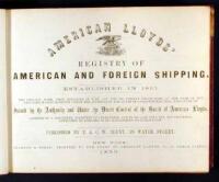 American Lloyd's Registry of American and Foreign Shipping, 1859