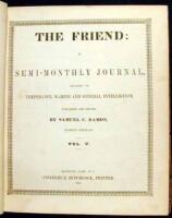 The Friend: A Semi-Monthly Journal, Devoted to Temperance, Marine and General Intelligence
