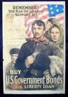 "Remember! The Flag of Liberty. Support It! Buy U.S. Government Bonds. 3rd Liberty Loan"