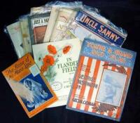 Approx. 18 pieces of sheet music