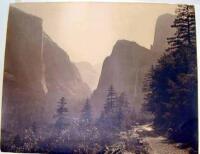 Original silver photograph of Yosemite Valley