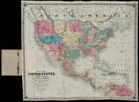 Map of the United States, Canada, Mexico, Central America, and the West India Islands with a Portion of Venezuela & New Granada; Showing the Routes Overland and by the Isthmus to California & Oregon, Also the New Boundaries of California, Utah, & New Mexi