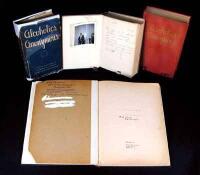 Four editions/issues of the Alcoholics Anonymous "Big Book" which belonged to Jim Burwell, known as the Atheist: Advance "multilith" copy, No. 2 of 100 (1938); First edition (1939); Second revised edition (1955); Second revised edition, fifth printing (19
