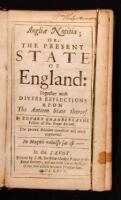 Angliae Notitia or The Present State of England: Together with Divers Reflections Upon the Antient State therof