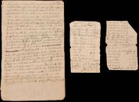 Autograph document, dividing the land of a deceased father between his two sons, Josiah Adams and Stephen Adams