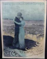 Color lithographed theater poster