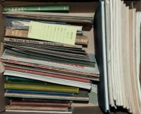 1 box of Poetry and Christmas related ephemera and books, some fine press