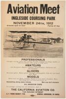 Aviation Meet at Ingleside Coursing Park, November 24th, 1912