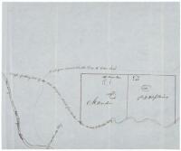 Manuscript map for land along the San Joaquin River, near Tracy, CA