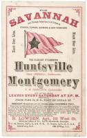 For Savannah... the Elegant Steamshpis HUNTSVILLE... MONTGOMERY