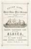 Guion Line, United States Mail Steamers... Saloon Passenger List per Steamship Alaska, James Price Commander, to New York from Liverpool & Queenstown, Saturday, October 29th, 1881