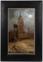 San Francisco City Hall in Ruins, 1907 - Oil on canvas