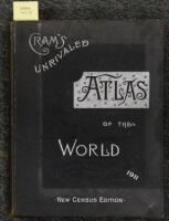 Cram's Unrivaled Atlas of the World. New Census Edition...