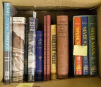 Shelf of volumes on Texas