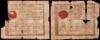 Two Virginia treasury warrants from 1780, made out to George Rogers Clark
